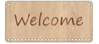 Dřevěná tabule na makramé - welcome