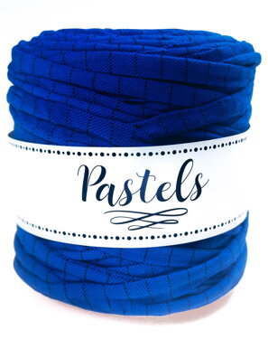 Špagáty T-shirt Yarn - Printed Blue Strips  750