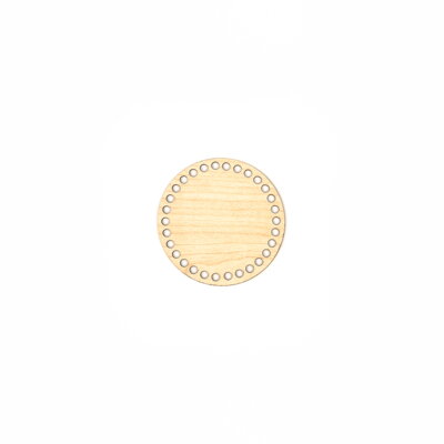 Dřevěné dno kruh 10 cm - topol