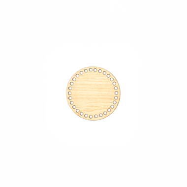Dřevěné dno kruh 10 cm - topol