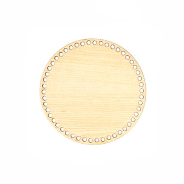 Dřevěné dno kruh 15 cm - topol