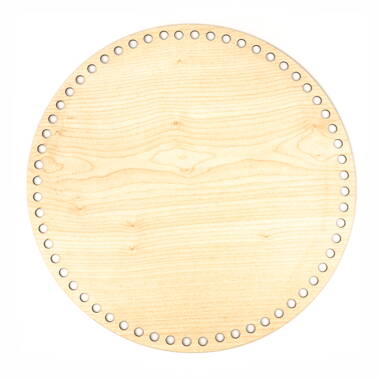 Dřevěné dno kruh 30 cm - topol