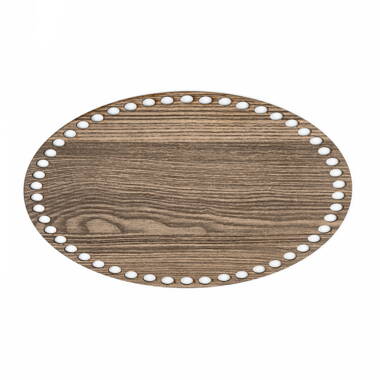 Dřevěné dno elipse 30x18 cm - ceder